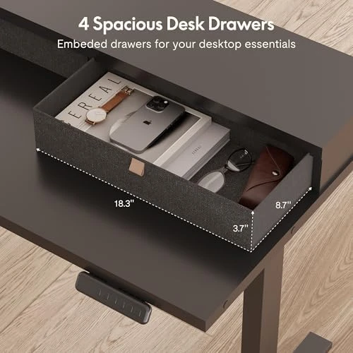 Large L Shaped Standing Desk Electric Corner Table — Standing Desk, FLEXISPOT