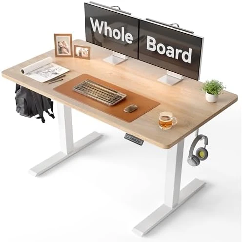 Large One-Piece Standing Desk with Electric Height Adjustment — Standing Desk, CubiCubi