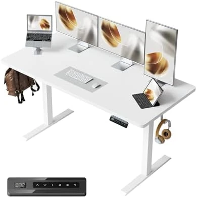 Large One-Piece Standing Desk with Electric Height Adjustment — Standing Desk, CubiCubi