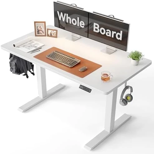 Large One-Piece Standing Desk with Electric Height Adjustment — Standing Desk, CubiCubi