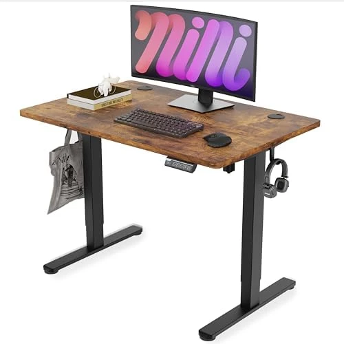 Large Standing Desk with Dual Monitor Setup — Standing Desk, Monomi