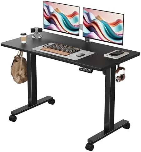 Large Standing Desk with Dual Monitor Setup — Standing Desk, Monomi