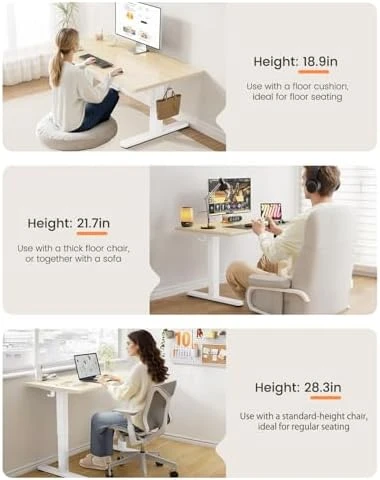 Low Height Adjustable Desk — Standing Desk, ErGear