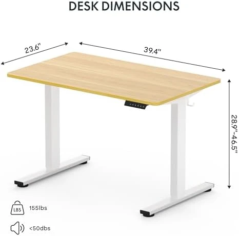 One-Piece Standing Desk 40 x 24 Inches — Standing Desk, FLEXISPOT