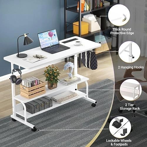 Rolling Standing Desk with Power Outlets — Standing Desk, Armocity