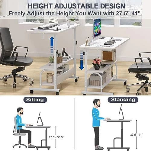 Rolling Standing Desk with Power Outlets — Standing Desk, Armocity