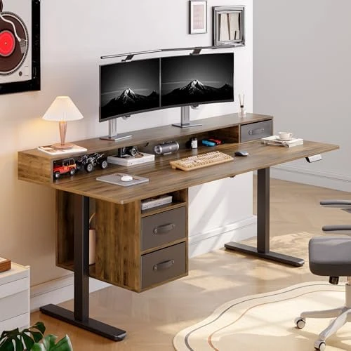 Standing Desk with Drawers — Standing Desk, ONBRILL