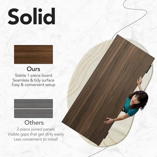 Standing Desk with Drawers — Standing Desk, HUANUO