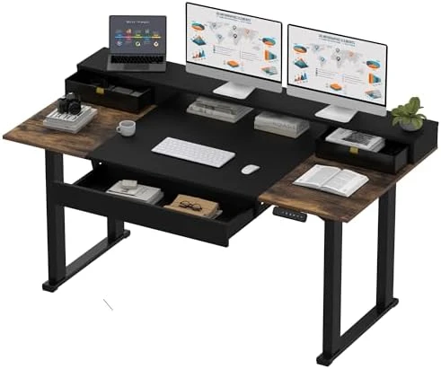 4-Leg Standing Desk with Memory Presets — Standing Desk, SANODESK