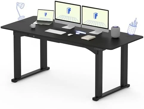 4-Leg Standing Desk with Storage — Standing Desk, FLEXISPOT