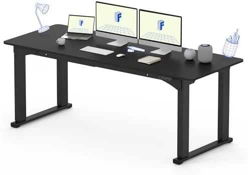 4-Leg Standing Desk with Storage — Standing Desk, FLEXISPOT
