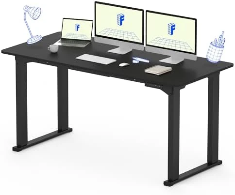 4-Leg Standing Desk with Storage — Standing Desk, FLEXISPOT