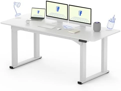 4-Leg Standing Desk with Storage — Standing Desk, FLEXISPOT