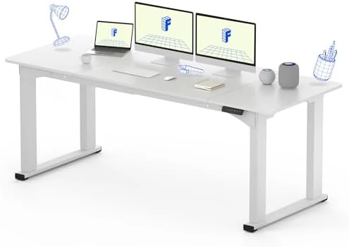 4-Leg Standing Desk with Storage — Standing Desk, FLEXISPOT