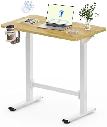 Adjustable Standing Desk with Wheels — Standing Desk, FLEXISPOT