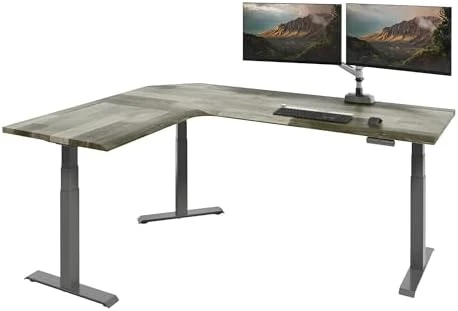 ComfortEdge 80x60 L-Shape Electric Standing Desk — Standing Desk, Vari