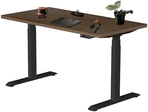 Dual Motor Electric Standing Desk Frame 3 Tier Legs Height Adjustable Handset with USB A+C Ports — Standing Desk, Fromann