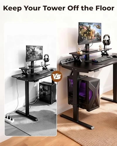 Dual Motor Electric Standing Desk Frame — Standing Desk, TopSky