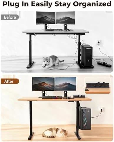 Dual Motor Electric Standing Desk Frame — Standing Desk, TopSky