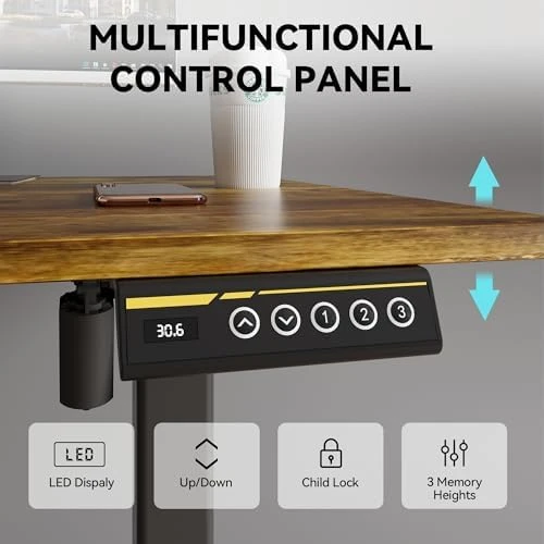 Electric Adjustable Height Standing Desk — Standing Desk, Gamork