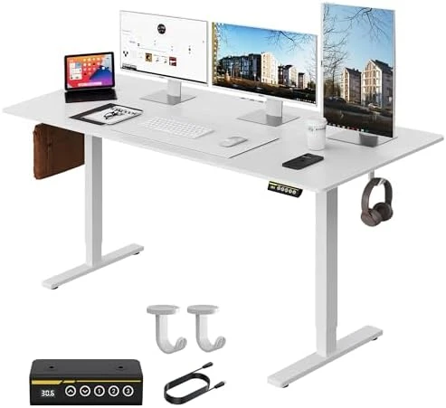 Electric Adjustable Height Standing Desk — Standing Desk, Gamork