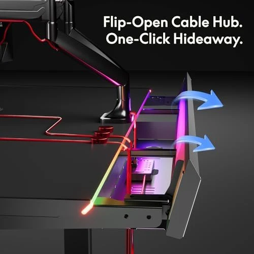 Electric RGB Gaming Standing Desk — Standing Desk, FLEXISPOT
