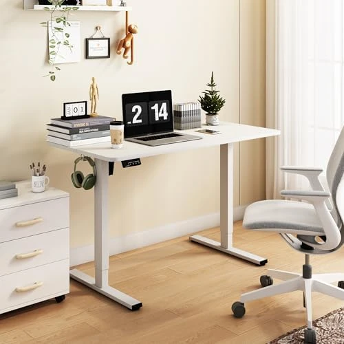 Electric Standing Desk Adjustable Height, 40x24 Inches Sit Stand up Desktop — Standing Desk, LongKe