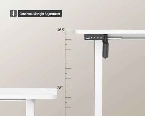 Electric Standing Desk Adjustable Height, 40x24 Inches Sit Stand up Desktop — Standing Desk, LongKe