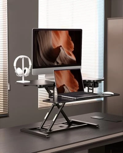 Electric Standing Desk Converter — Standing Desk, FLEXISPOT