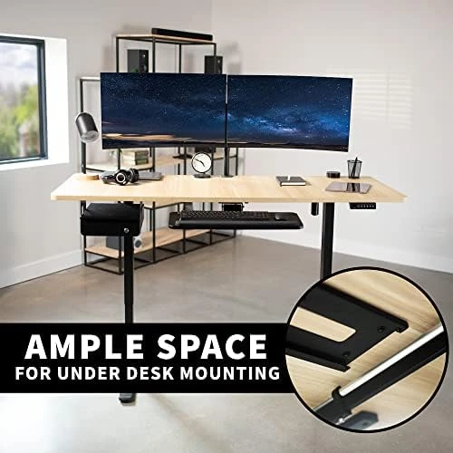 Electric Standing Desk Frame, Rear-Set Legs — Standing Desk, VIVO