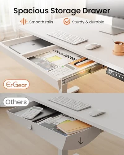 Electric Standing Desk with Drawers — Standing Desk, ErGear