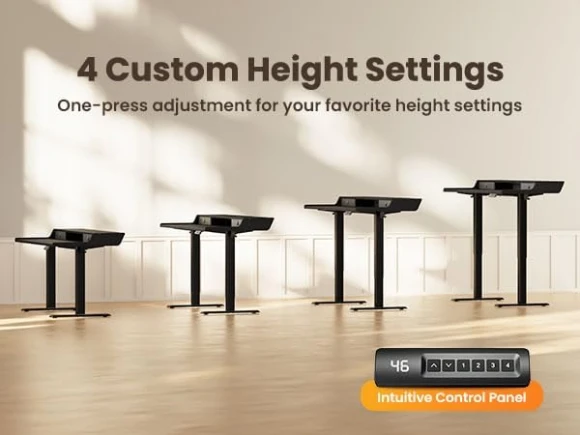 Electric Standing Desk with Drawers — Standing Desk, ErGear
