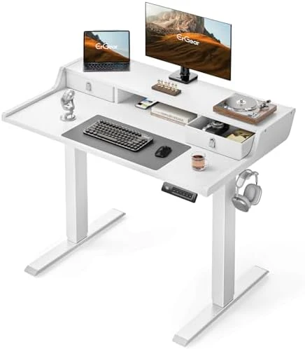 Electric Standing Desk with Drawers — Standing Desk, ErGear
