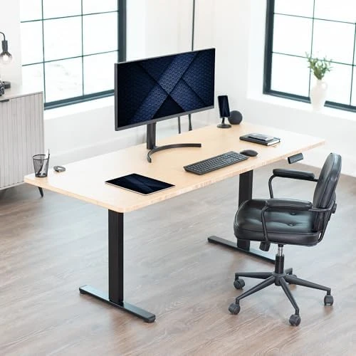 Heavy Duty Dual Motor Electric Sit Stand Desk Frame — Standing Desk, VIVO