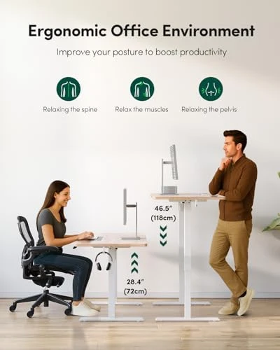 Small One-Piece Standing Desk — Standing Desk, CubiCubi