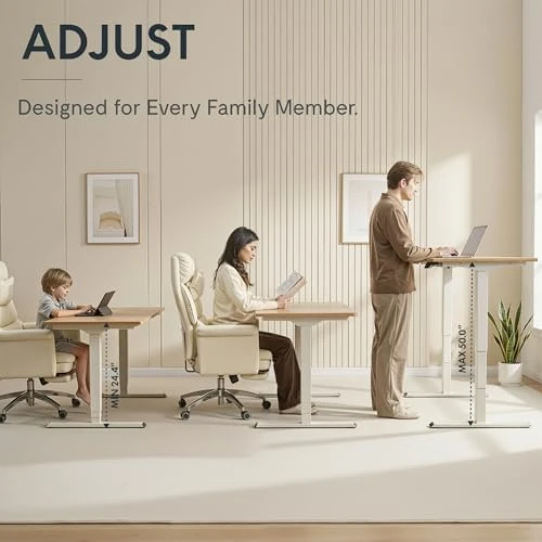 Solid Wood Dual Motor Standing Desk — Standing Desk, FLEXISPOT