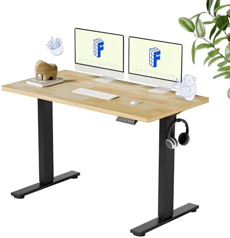 Solid Wood Standing Desk — Standing Desk, FLEXISPOT