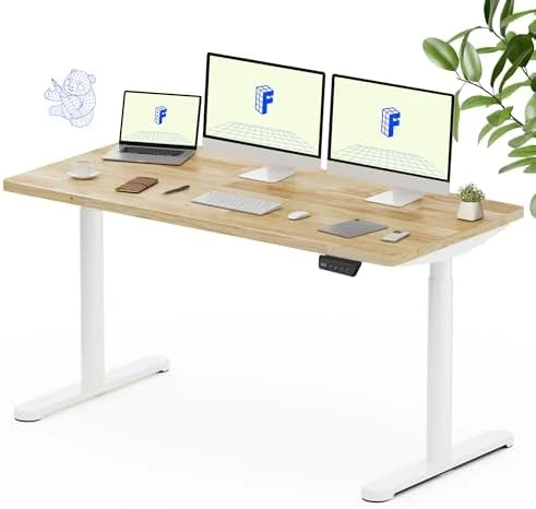 Solid Wood Standing Desk — Standing Desk, FLEXISPOT