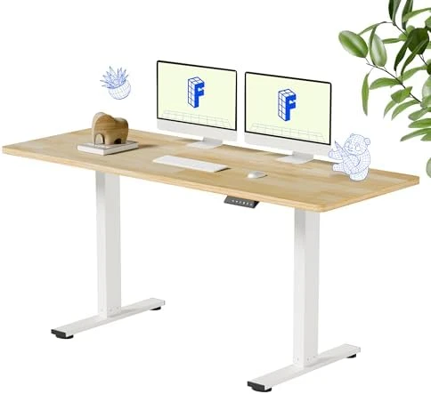 Solid Wood Standing Desk — Standing Desk, FLEXISPOT