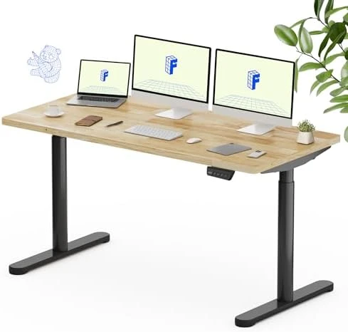 Solid Wood Standing Desk — Standing Desk, FLEXISPOT