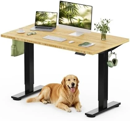 Solid Wood Standing Desk — Standing Desk, FLEXISPOT