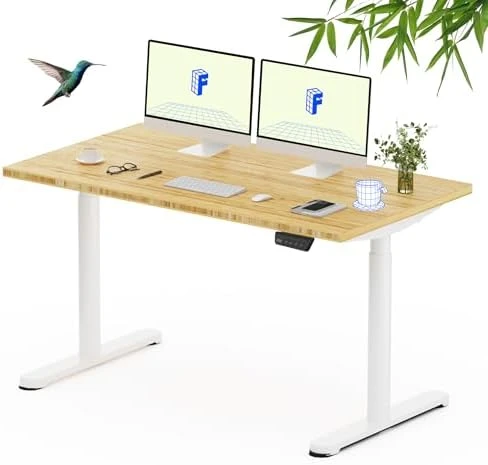 Solid Wood Standing Desk — Standing Desk, FLEXISPOT