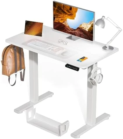 Standing Desk Height Adjustable Small Electric Sit Stand Desk — Standing Desk, Kingant