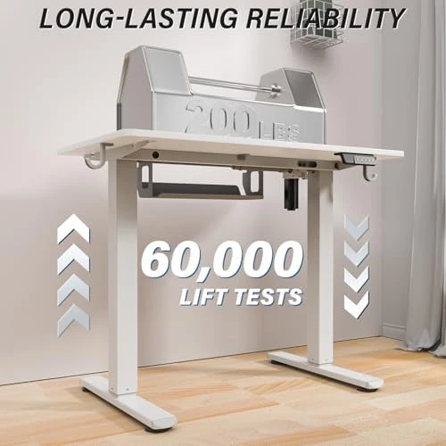 Standing Desk Height Adjustable Small Electric Sit Stand Desk — Standing Desk, Kingant