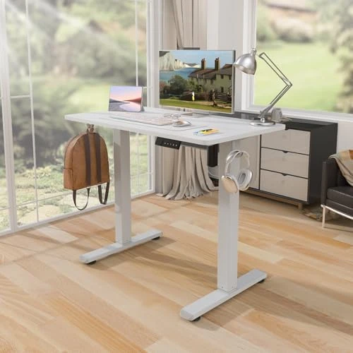 Standing Desk Height Adjustable Small Electric Sit Stand Desk — Standing Desk, Kingant