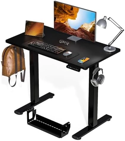 Standing Desk Height Adjustable Small Electric Sit Stand Desk — Standing Desk, Kingant