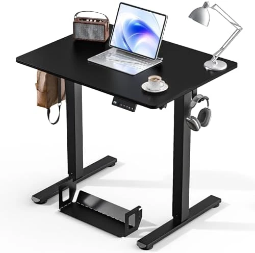 Standing Desk Height Adjustable Small Electric Sit Stand Desk — Standing Desk, Kingant