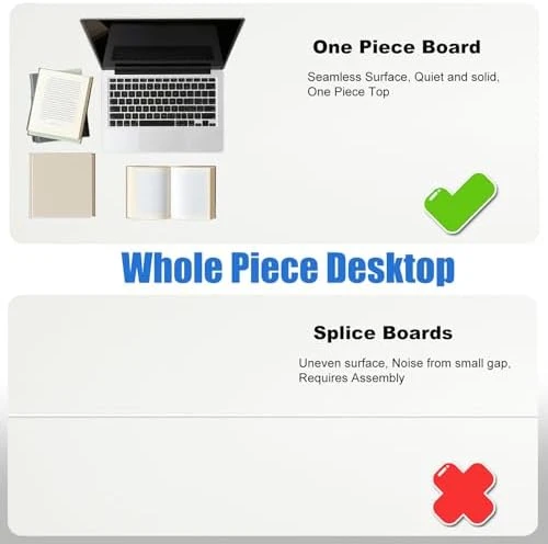 Whole Piece Standing Desk with Wheels Adjustable Height — Standing Desk, iWkstation