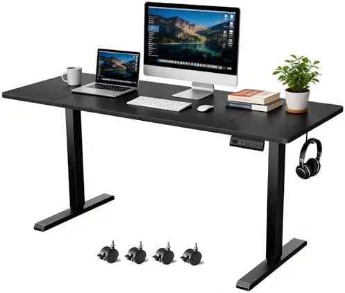 Whole Piece Standing Desk with Wheels Adjustable Height — Standing Desk, iWkstation