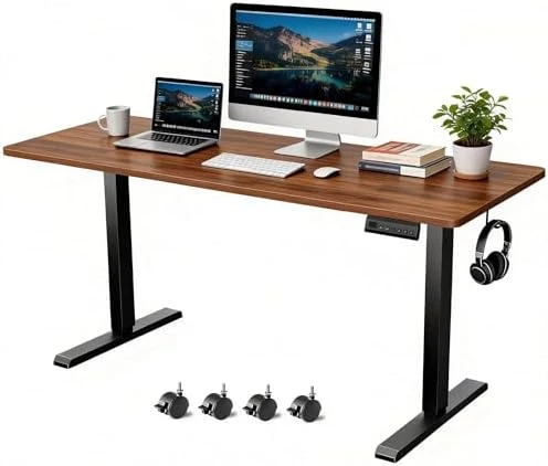 Whole Piece Standing Desk with Wheels Adjustable Height — Standing Desk, iWkstation